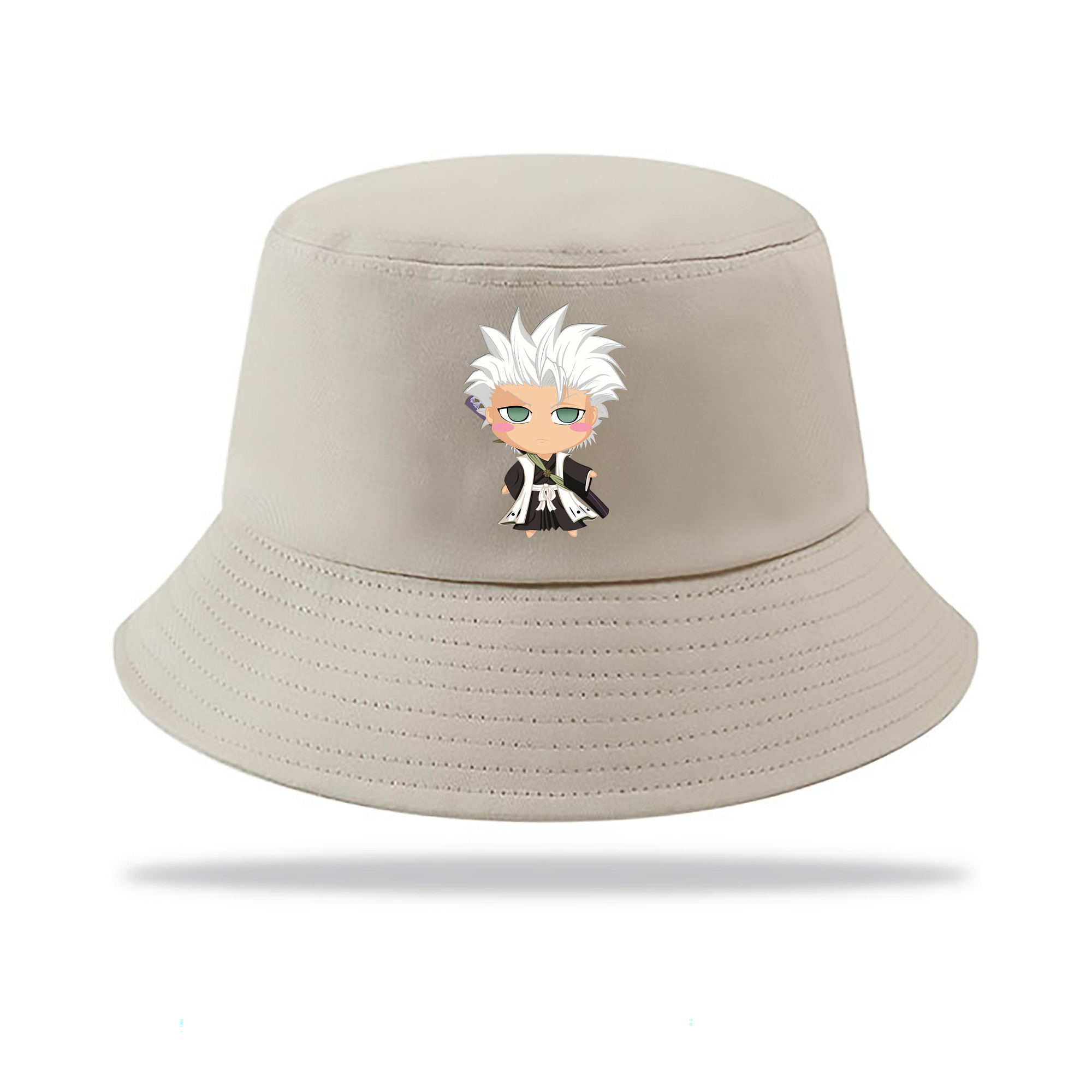 （画像用） ブリーチ 日番谷冬獅郎（ひつがや とうしろう） BLEACH Hitsugaya Toushirou アウトドア日除けバケットハット